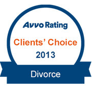 Avvo Rating Clients' Choice 2013 — Divorce